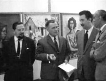 Inauguração de exposição de Neves e Sousa