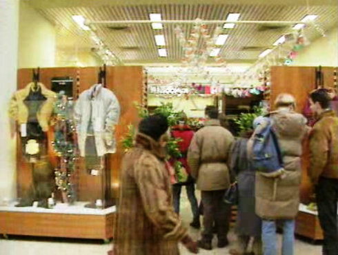 Compras de Natal em Moscovo