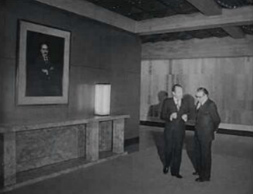 Visita de Mahmoud Messaadi à Fundação Calouste Gulbenkian