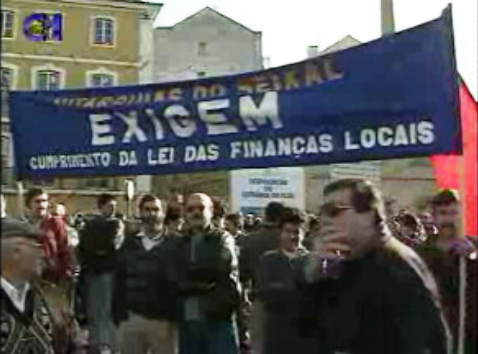 Municípios em greve