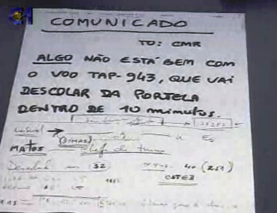 Ameaça de bomba em Avião da TAP
