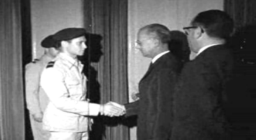 Joaquim da Luz Cunha recebe militares
