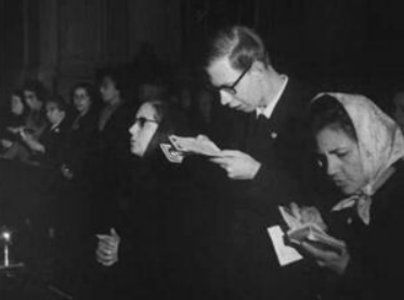 Celebração de missa em Lisboa