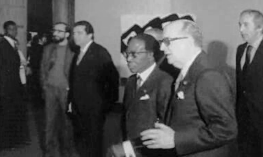 Visita oficial de Léopold Senghor