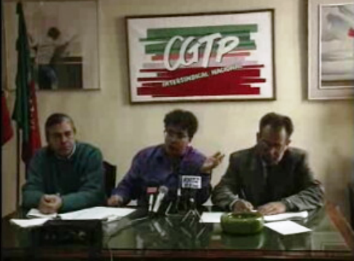 Conferência de imprensa da CGTP