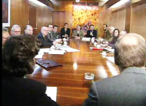 Reunião sobre a lei das propinas