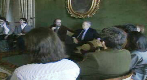 Mário Soares reúne com jornalistas