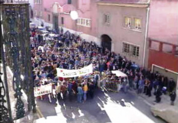 Manifestação de trabalhadores da TAP