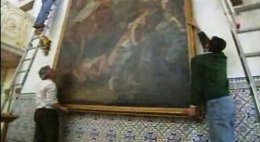 Quadros devolvidos à vila de Muge