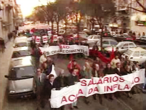 Manifestação da UGT