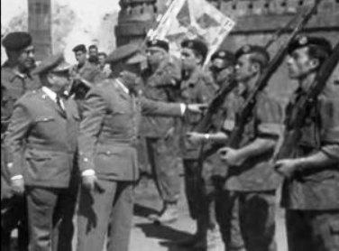 General Fernando de Oliveira visita Legião Portuguesa em Viseu