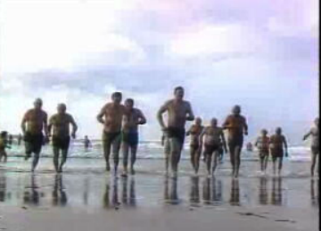 Primeiro banho do ano