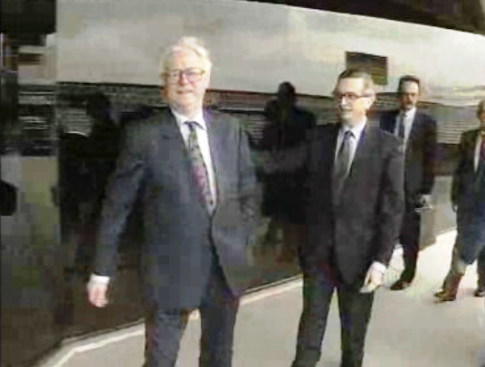 Visita de Bruce Millan a Portugal