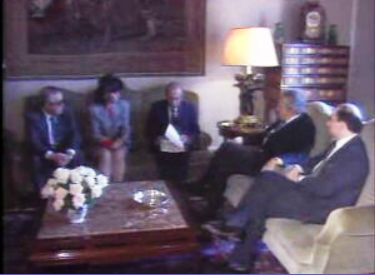 Reunião da Comissão Política do PSD com Mário Soares