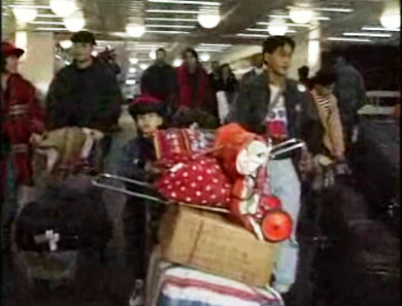 Chegada de refugiados timorenses