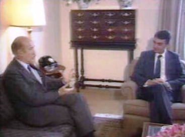 Reunião de Cavaco Silva com Giscard d’Estaing