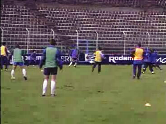 Treinos do FC Porto e do SL Benfica