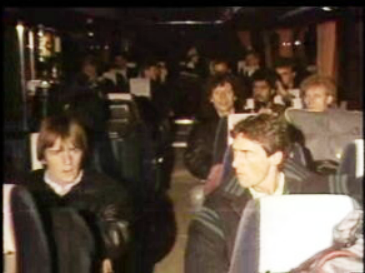 Chegada da selecção da Bélgica