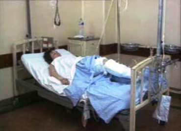 Arlindo de Carvalho visita vítimas de acidente ferroviário