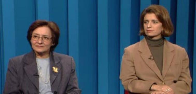 Ana Maria Magalhães e Isabel Alçada