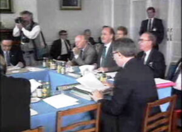 Ministros dos Negócios Estrangeiros da CEE na Irlanda