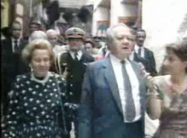 Visita de Mário Soares a Marrocos
