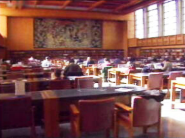 Visita de Pedro Santana Lopes à Biblioteca Nacional