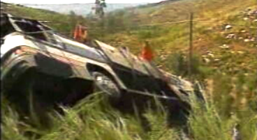 Despiste de autocarro em Castro Daire