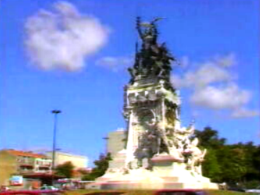 Monumento vandalizado
