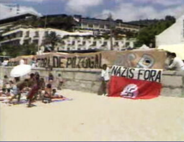 Protesto do PSR contra eurodeputados de extrema direita