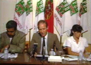 Conferência de imprensa do PRD