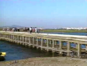 Reabertura da ponte de Faro