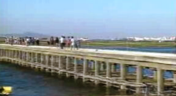Reabertura da ponte de Faro