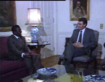 Reunião de Nino Vieira com Cavaco Silva