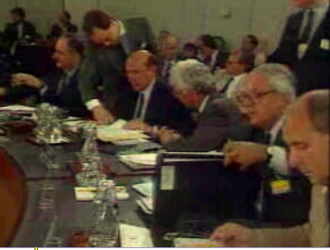 Reuniões da NATO e da Comunidade Europeia