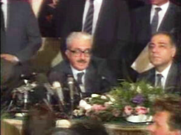 Conferência de imprensa de Tariq Aziz