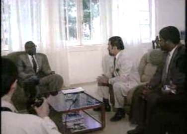 Visita de João de Deus Pinheiro a S. Tomé e Príncipe