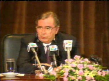 Conferência de imprensa de Gomes Mota