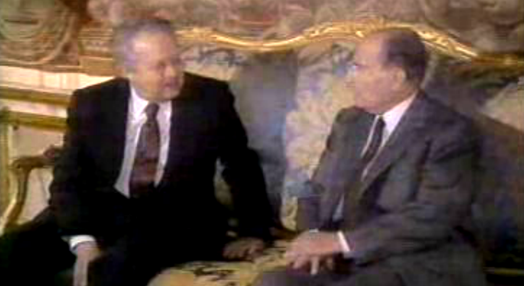 Encontro entre Mário Soares e François Mitterrand