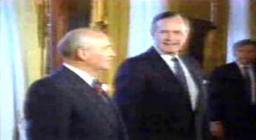 Cimeira entre George Bush e Mikhail Gorbachev