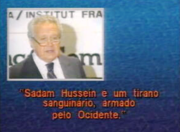 Mário Soares critica Saddam Hussein