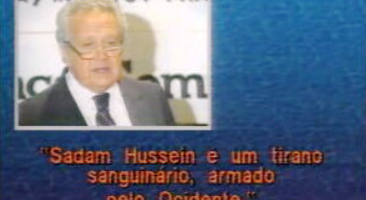 Mário Soares critica Saddam Hussein