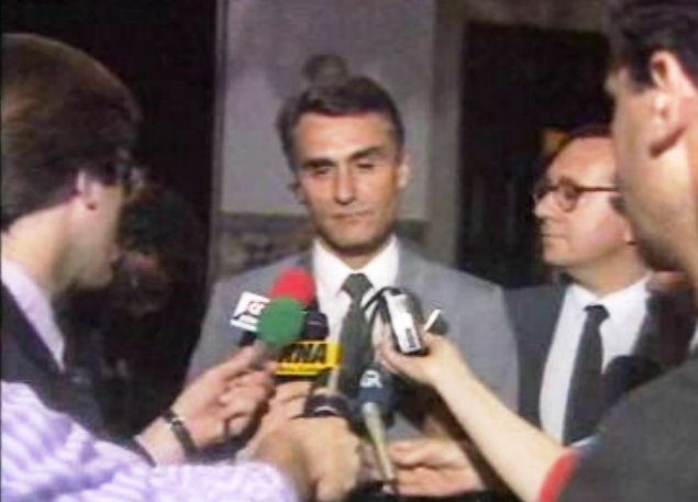 Reunião de Cavaco Silva com Mário Soares