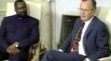 Reunião de Jonas Savimbi com George Bush