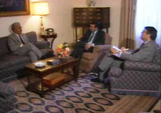 Reunião de Cavaco Silva com Pedro Pires