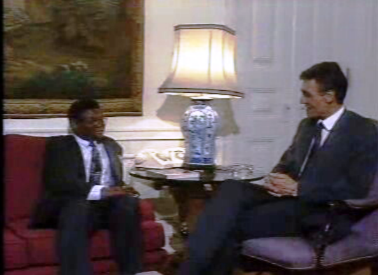 Reunião de Mário Machungo com Cavaco Silva