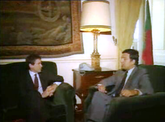 Reunião entre Durão Barroso e Mario Raffaelli