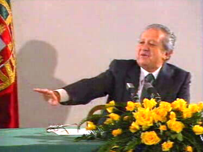 Conferência de imprensa de Mário Soares