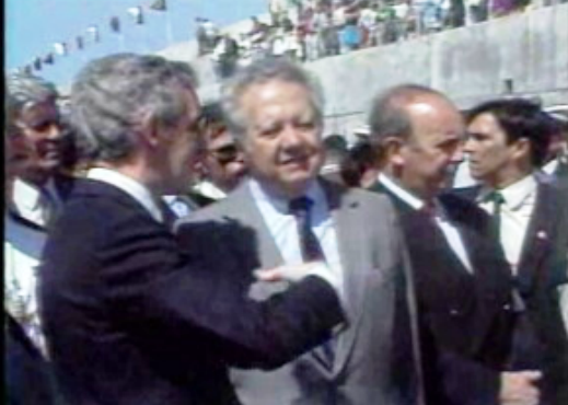 Mário Soares na Ilha do Pico