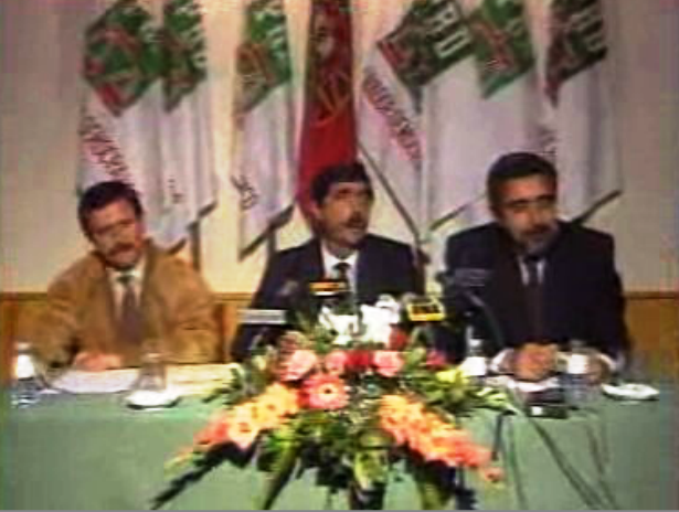 Conferência de imprensa do PRD